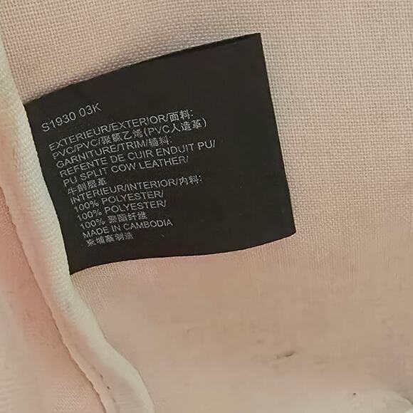 Lacoste Pink Large L.12.12 Concept Tote Shoulder Bag $110 Minimalist Casual - Picture 3 of 12